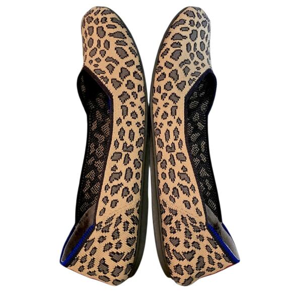 Rothy's Women's Leopard Flats Round Toe, Size 9 - Picture 3 of 8
